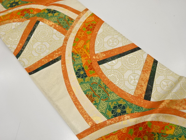 JAPANESE FUKURO OBI / WOVEN GENJIGURUMA